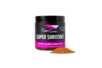 Bote super shrooms hongos medicinales perro